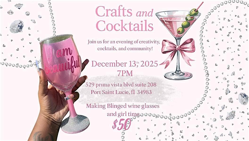 Custom bling wine glass workshop | Event in Port St. Lucie | AllEvents