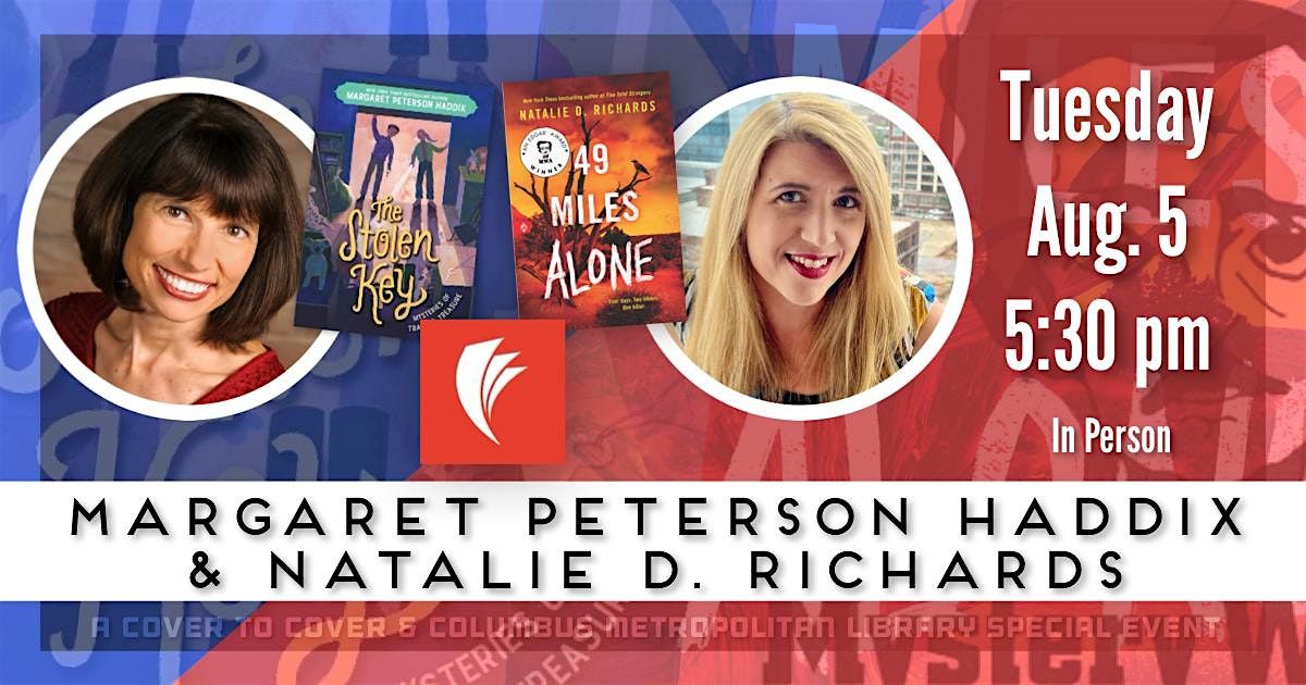 Edgar Winning Authors Margaret Peterson Haddix and Natalie D. Richards, 5 August | Event in Hilliard | AllEvents