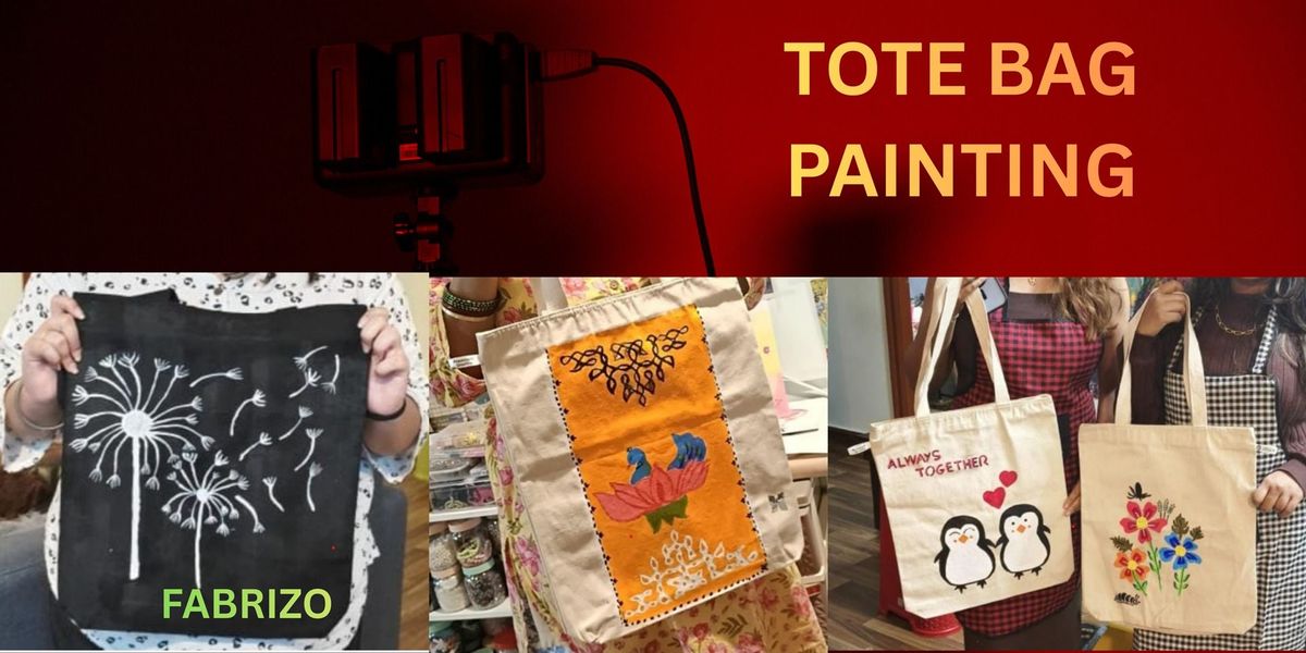 Tote bag painting