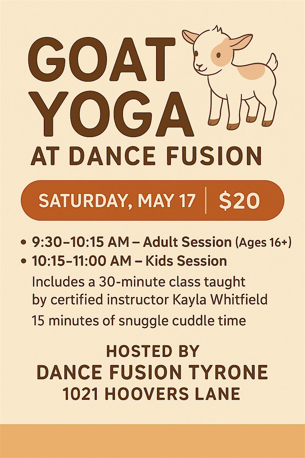 Goat Yoga, 17 May | Event in Tyrone | AllEvents