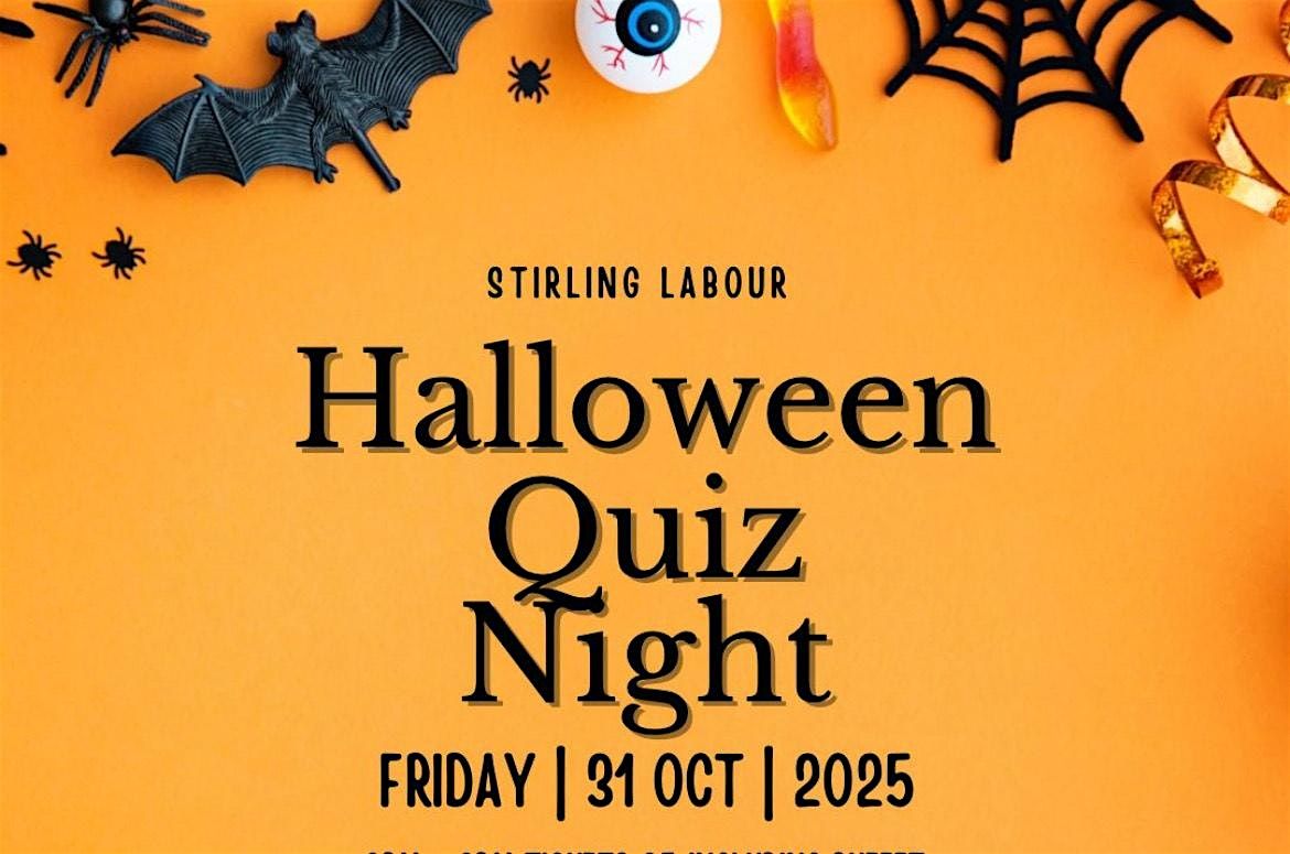 Stirling Labour Halloween Quiz Night, 31 October | Event in Stirling | AllEvents