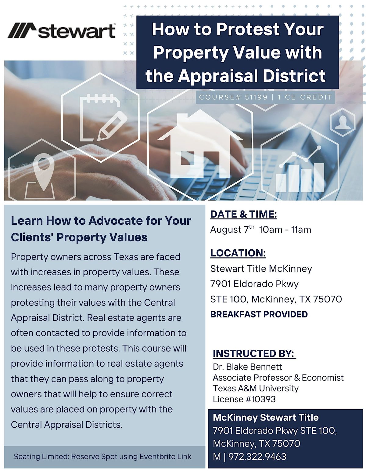 CE Class: How to Protest Your Property Value with the Appraisal District, 7 August | Event in McKinney | AllEvents