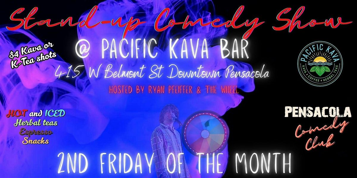 Friday Night Comedy Pacific Kava Downtown Pensacola Hosted By Ryan Pfeiffer, 12 September | Event in Pensacola