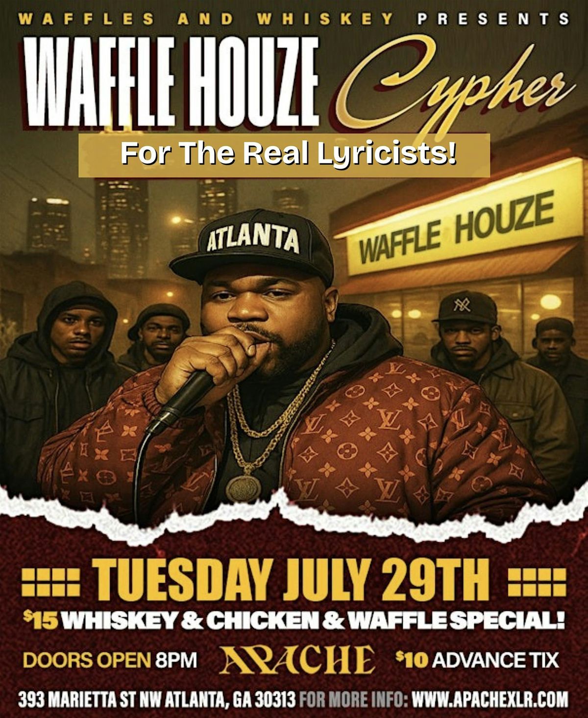 The Waffle Houze Cypher, 27 August | Event in Atlanta | AllEvents