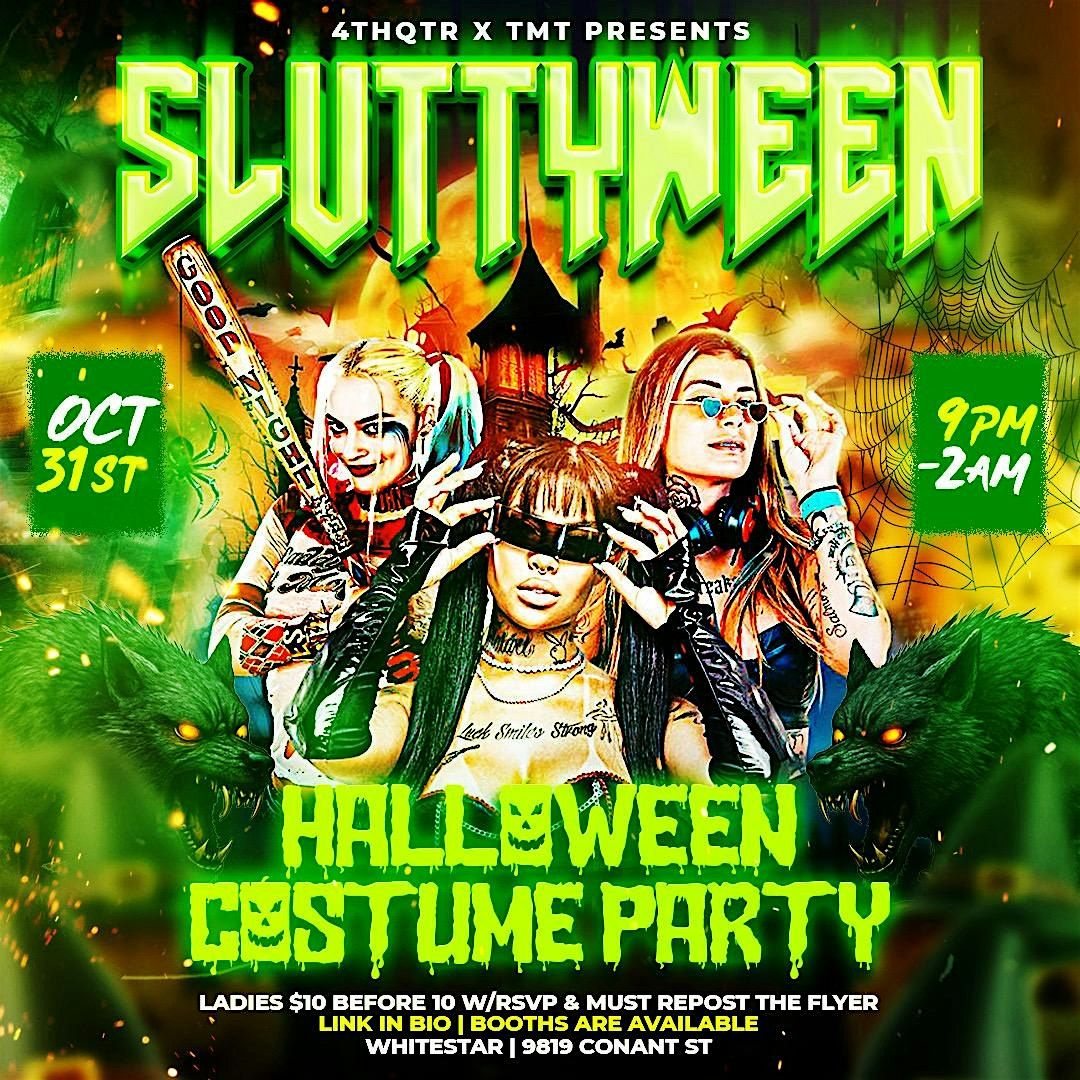 SLUTTYWEEN *4TH QTR X TMT*, 31 October | Event in Hamtramck | AllEvents