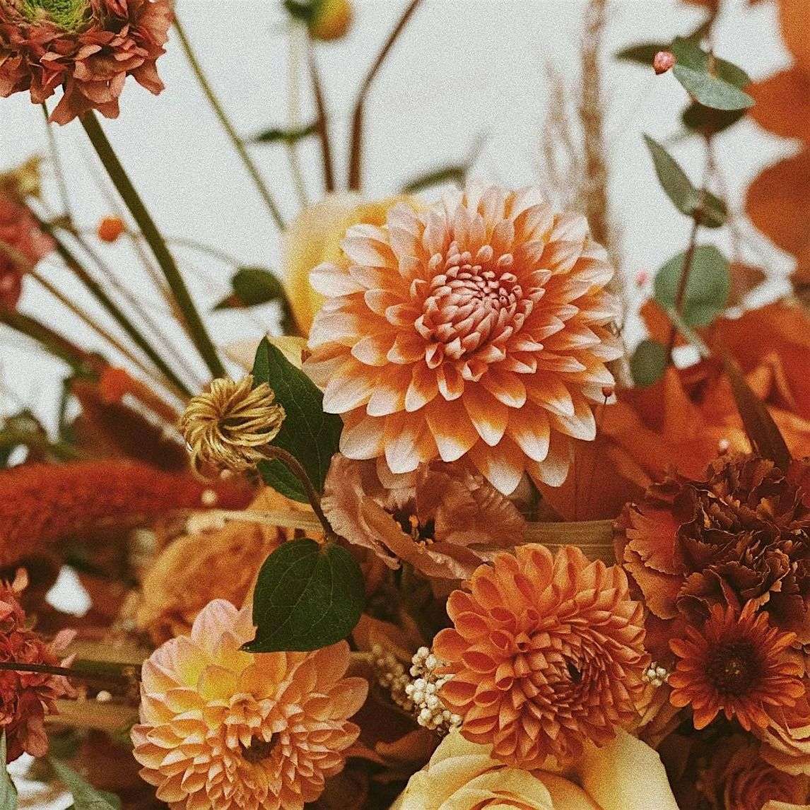 Monochromatic Orange and Brown Floral Design Class, 11 October | Event in Denver | AllEvents