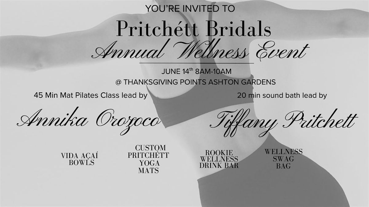 Pritchétt Bridal Wellness Event, 14 June | Event in Lehi | AllEvents