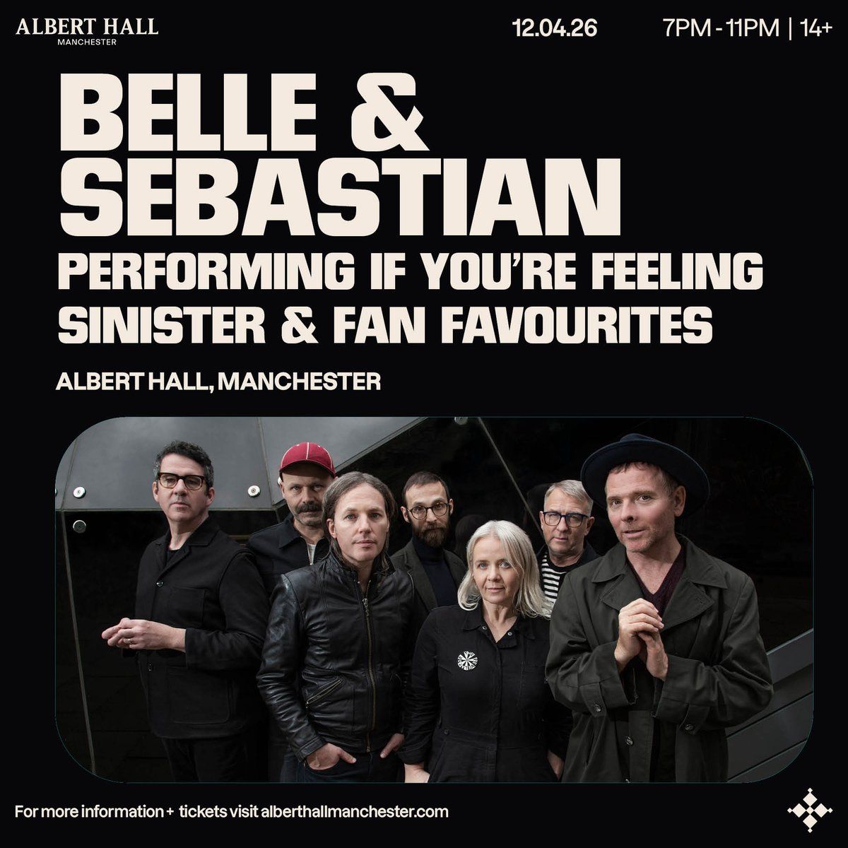 Belle and Sebastian Manchester Tickets, 11 April | Event in Manchester | AllEvents