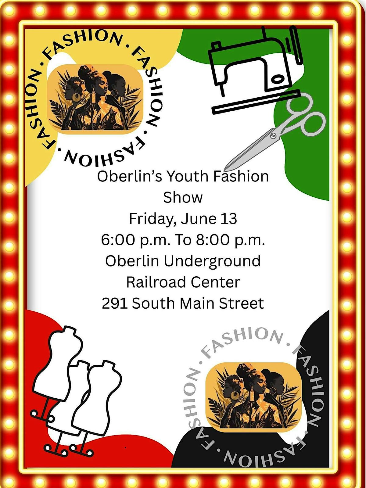 Oberlin Juneteenth Youth African Fashion Show, 13 June | Event in Oberlin | AllEvents