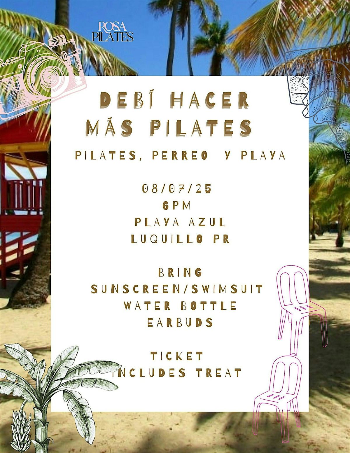 Pilates, Perreo y Playa, 7 August | Event in Luquillo | AllEvents