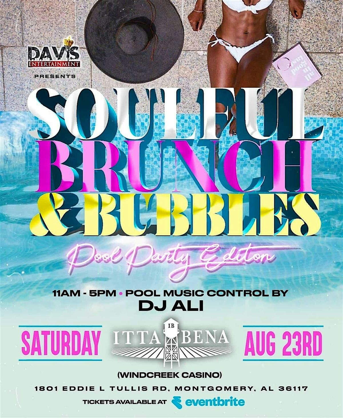 Soulful Brunch & Bubbles: Pool Party Edition, 23 August | Event in Montgomery | AllEvents