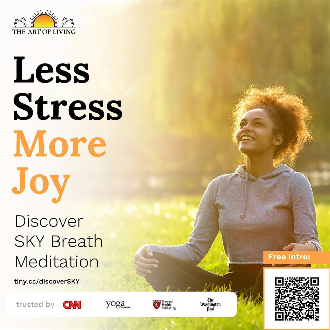 Less Stress, More Joy - In-person intro to SKY, 4 October | Event in Milpitas | AllEvents