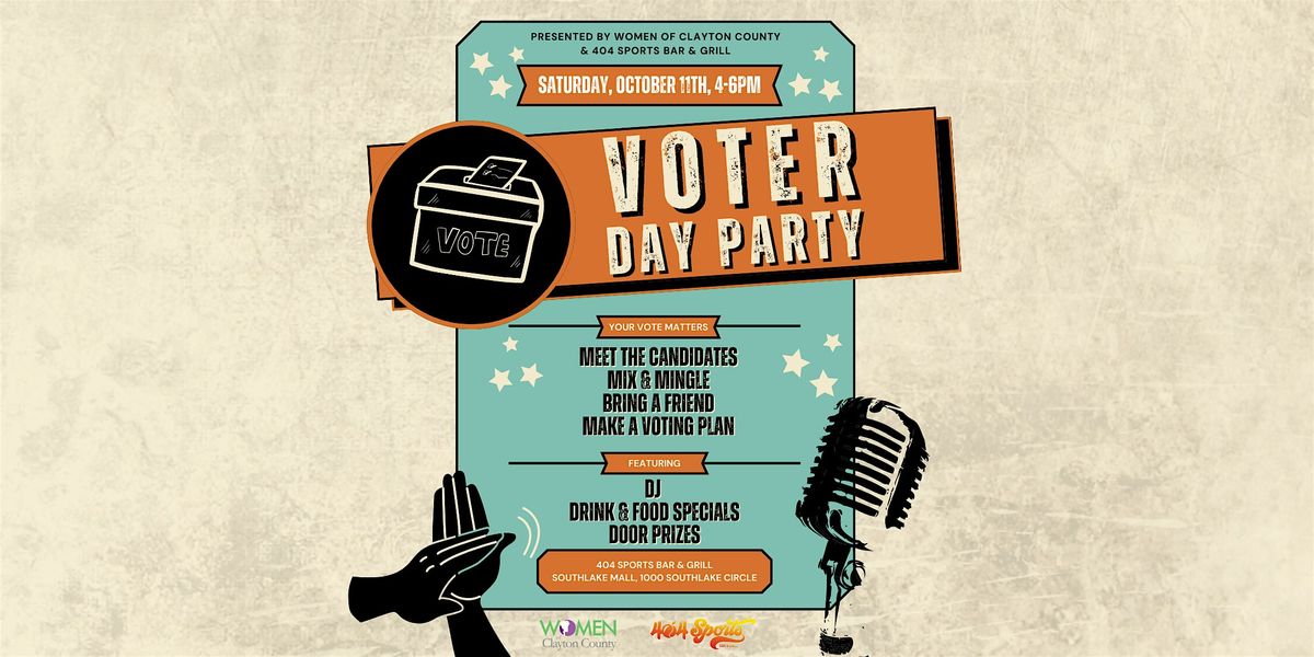 Voter Day Party, 11 October | Event in Morrow | AllEvents