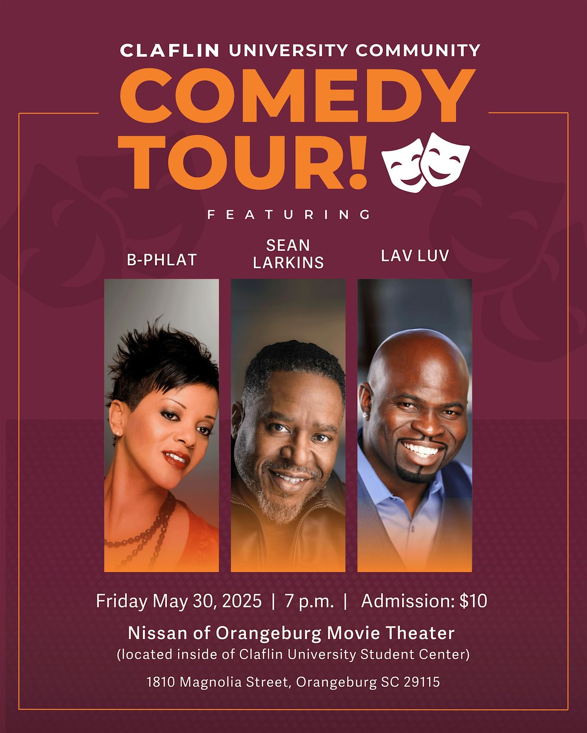 Comedy Show, 30 May | Event in Orangeburg | AllEvents