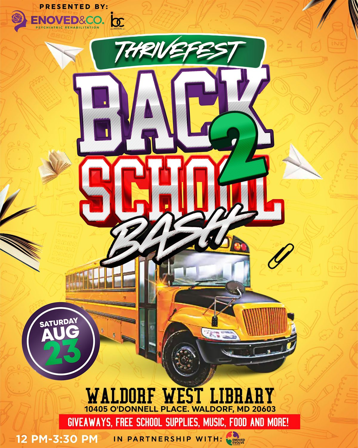 Thrivefest: Back to School Bash, 23 August | Event in Waldorf | AllEvents