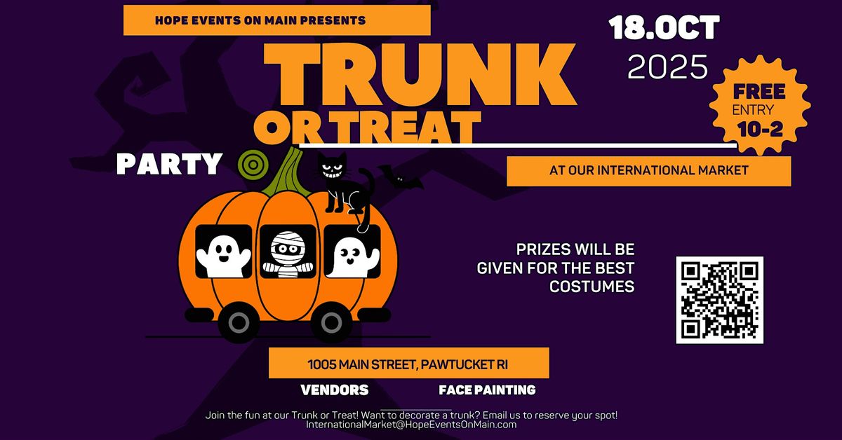 Trunk or Treat, 18 October | Event in Pawtucket | AllEvents