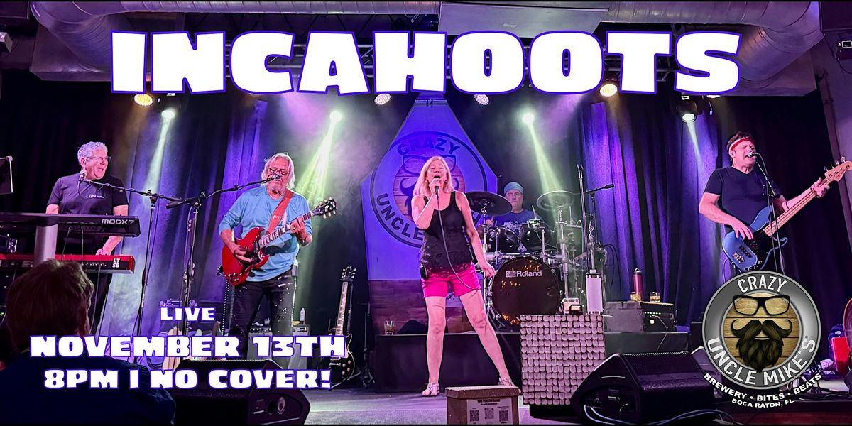 Incahoots, 13 November | Event in Boca Raton | AllEvents