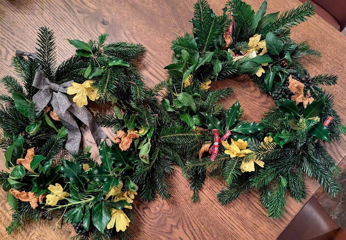 Christmas Wreath Making at The George, 22 November | Event in Backwell | AllEvents