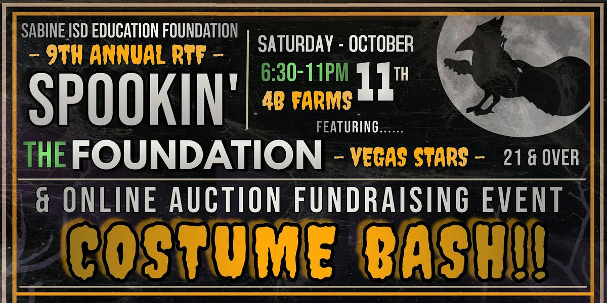 9th Annual RTF "Spookin' The Foundation" COSTUME BASH!!, 11 October | Event in Winona | AllEvents