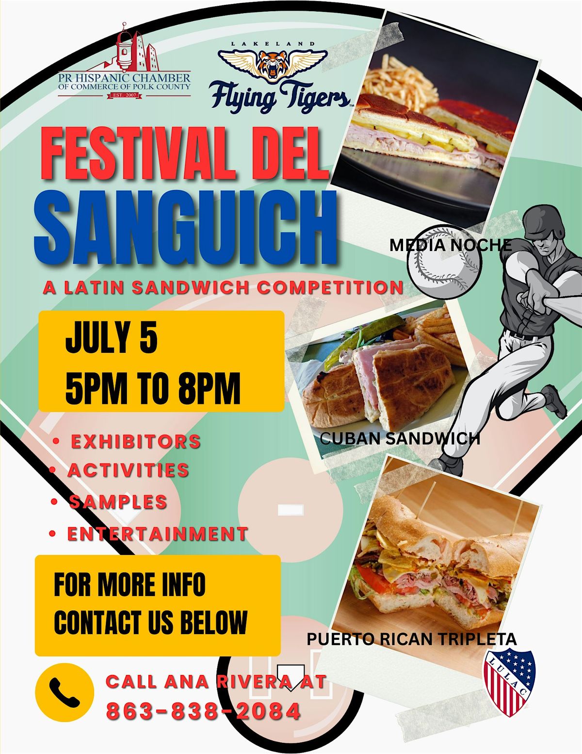 The Festival del SANGUICH / A Hispanic Inspired Event, 5 July | Event in Lakeland | AllEvents