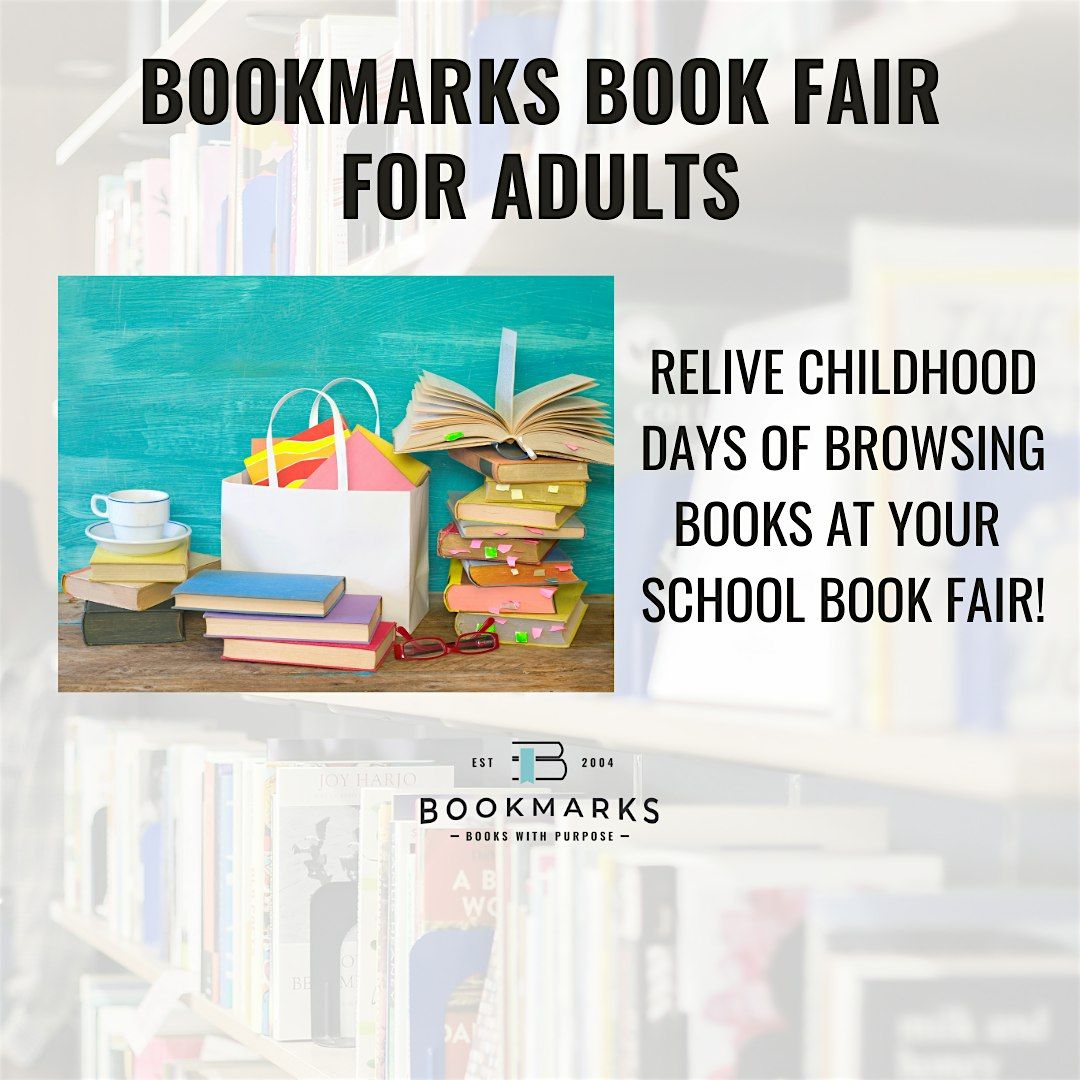 Bookmarks Book Fair for Adults, 17 August | Event in Winston-Salem | AllEvents
