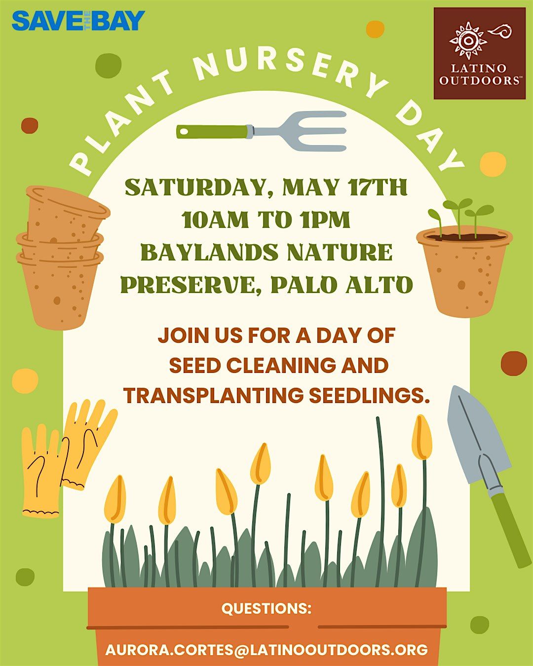 LO SF Bay Area | Plant Nursery Day, 17 May | Event in Palo Alto | AllEvents