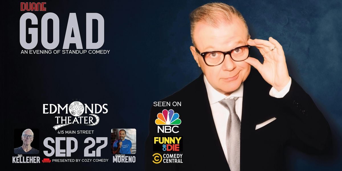 Cozy Comedy Presents: Duane Goad!, 27 September | Event in Edmonds | AllEvents