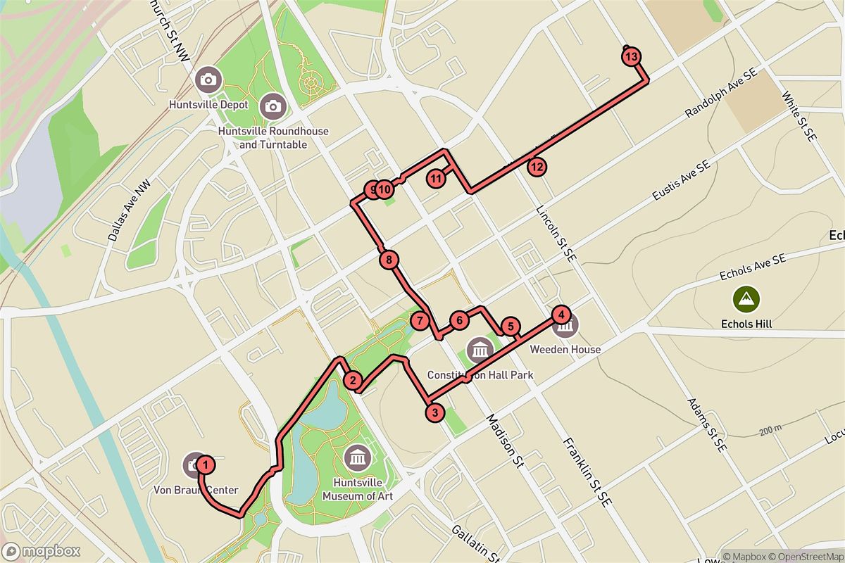 Huntsville Audio Tour: Echoes & Architecture in the Heart of Downtown | Event in Huntsville | AllEvents