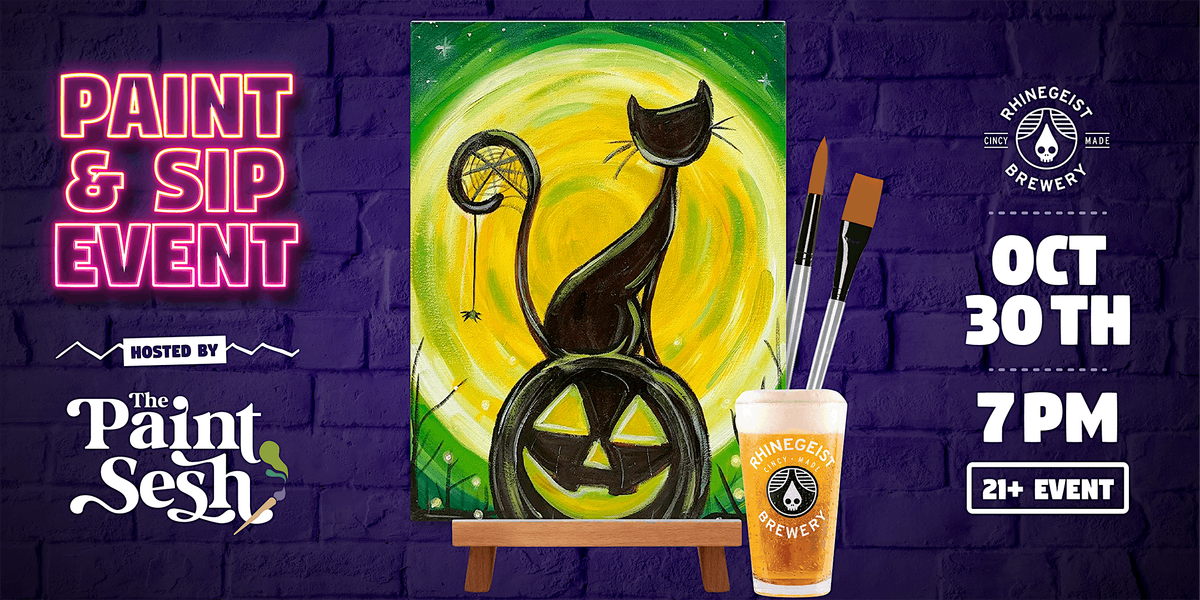 “Spooky Eve” Halloween Paint & Sip Painting Event in Cincinnati, OH, 30 October | Event in Cincinnati