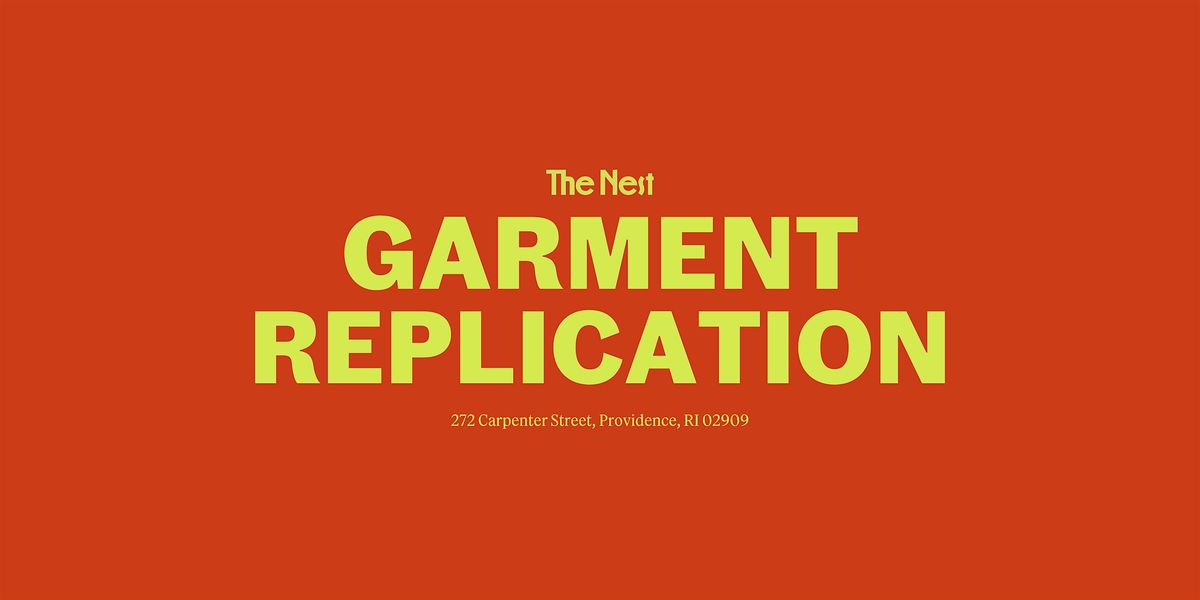 Garment Replication Workshop, 24 September | Event in Providence | AllEvents