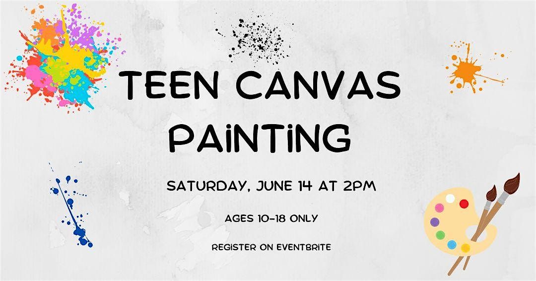 Teen Canvas Painting, 14 June | Event in Austin | AllEvents