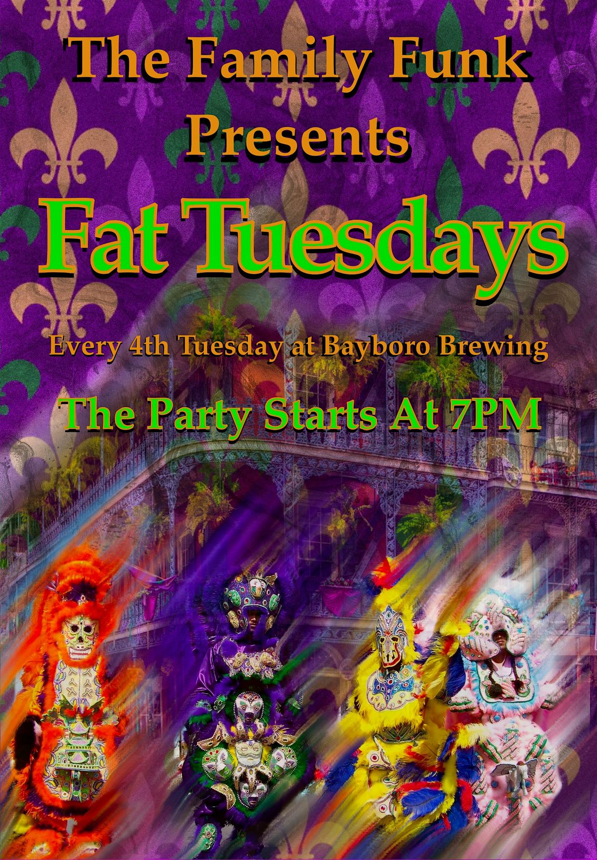 The Family Funk Presents Fat Tuesdays at the Venue at Bayboro, 26 August | Event in St. Petersburg | AllEvents