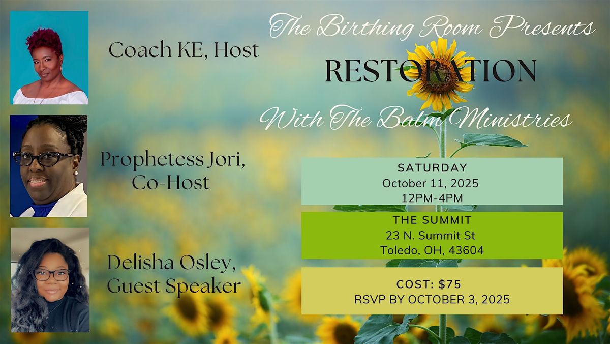 The Birthing Room Conference, 11 October | Event in Toledo | AllEvents