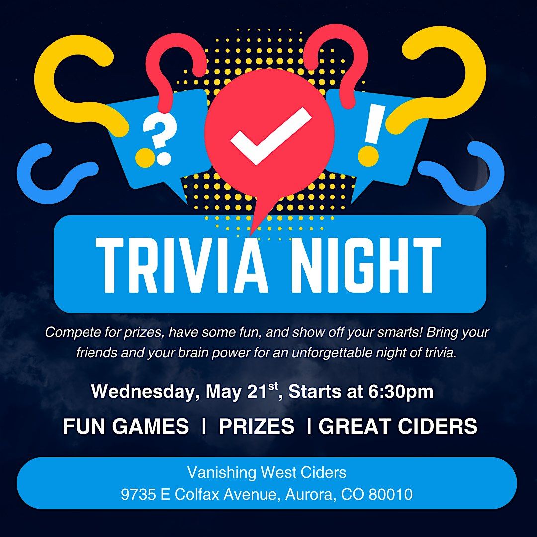 Trivia Night, 21 May | Event in Aurora | AllEvents