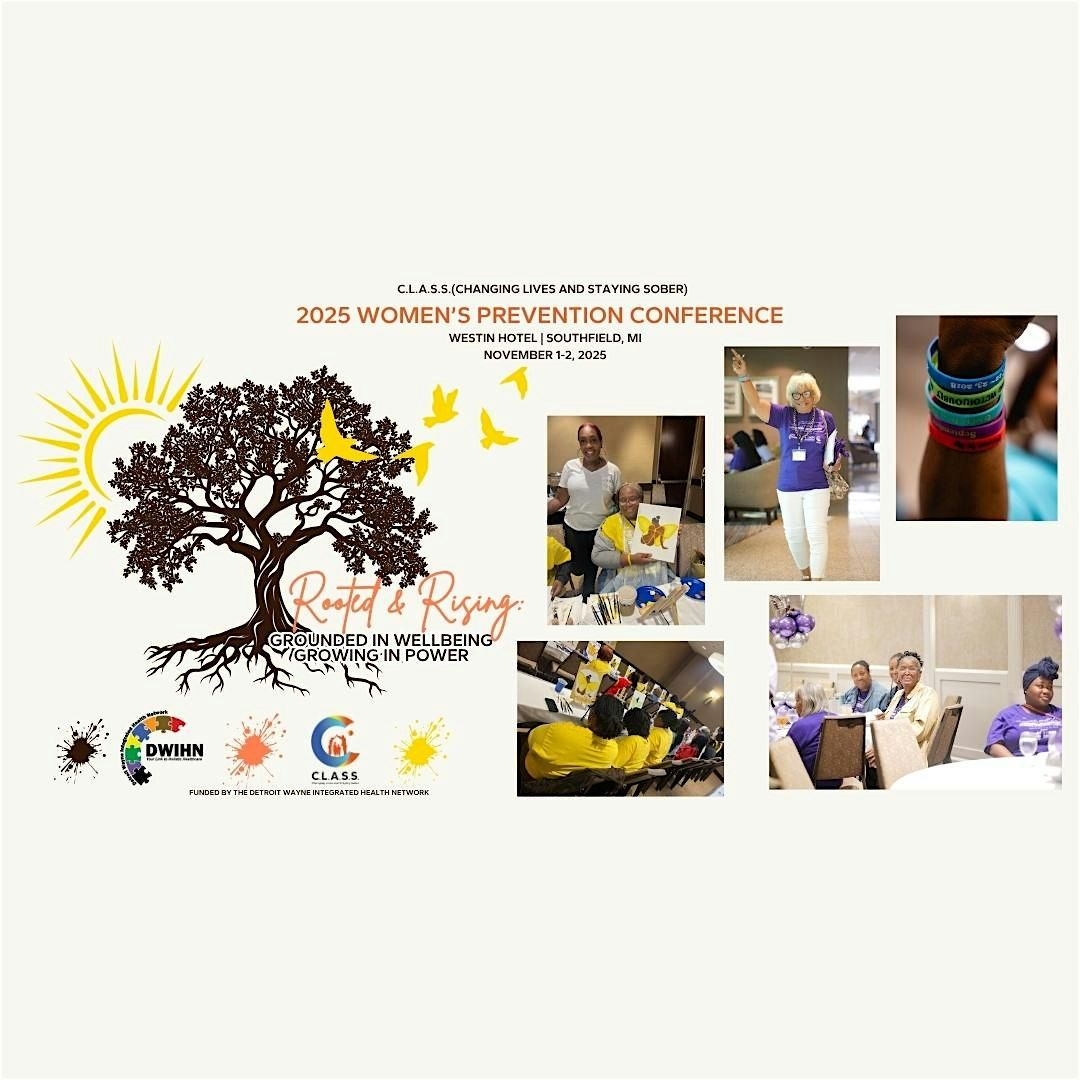Rooted & Rising -  CLASS  Annual Women's Prevention  Retreat, 1 November | Event in Southfield | AllEvents
