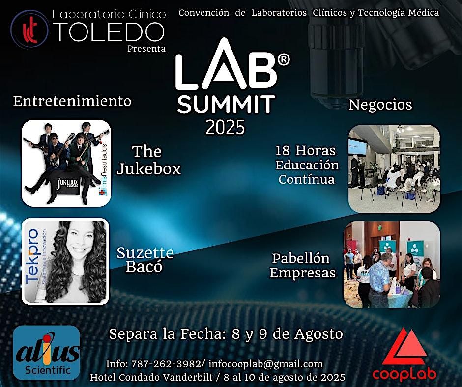 Lab Summit 2025, 8 August | Event in San Juan | AllEvents