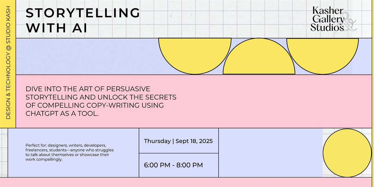 Storytelling with AI:  Craft Compelling Narratives Using ChatGPT, 18 September | Event in Northport | AllEvents