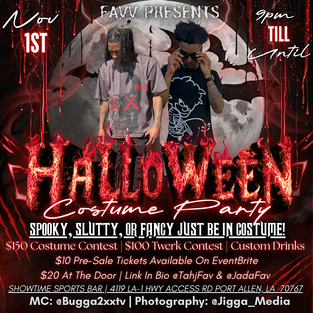 FAVV PRESENTS: Halloween Costume Bash, 1 November | Event in Port Allen | AllEvents