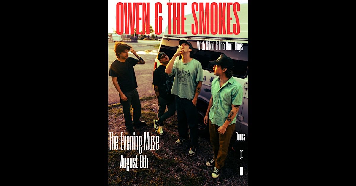 Owen & The Smokes with Nikki and The Barn Boys, 8 August | Event in Charlotte | AllEvents