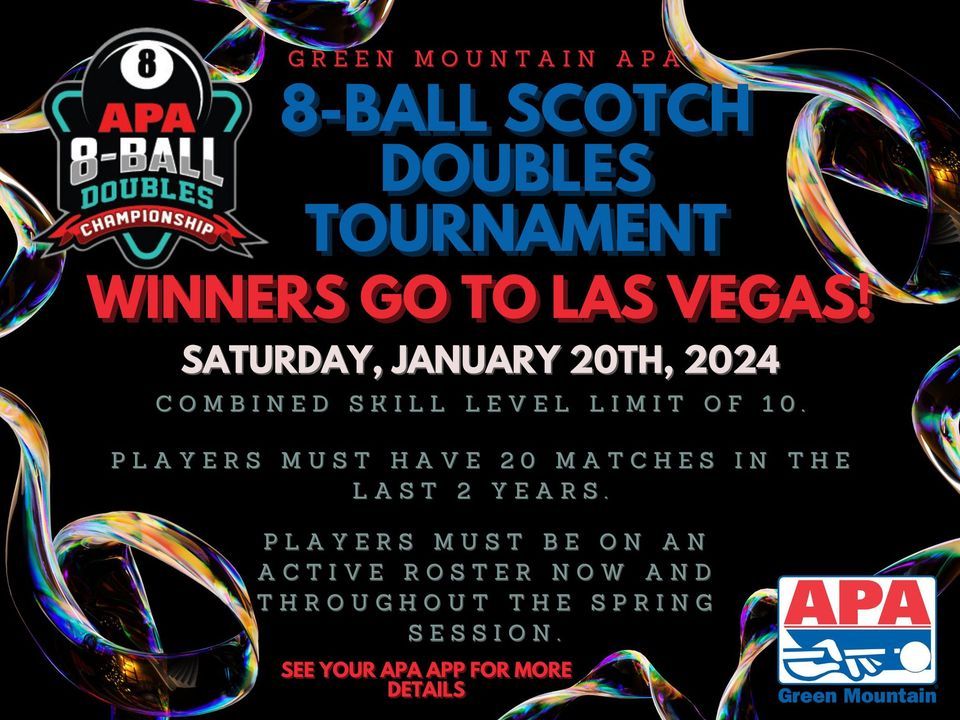 GMAPA 8Ball Scotch Doubles Las Vegas Qualifier, Vermont Pool and Bar