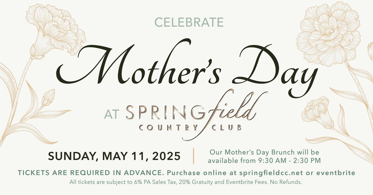 Mother's Day Brunch in the Ballroom 5/11, 11 May | Event in Springfield | AllEvents