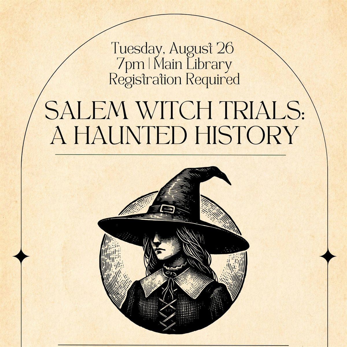 The Salem Witch Trials: A Haunting History, 26 August | Event in Woodbridge Township | AllEvents