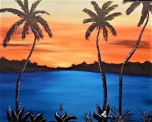 Join us for a little Island Sunset paint and sip painting event., 19 August | Event in Carmichael | AllEvents