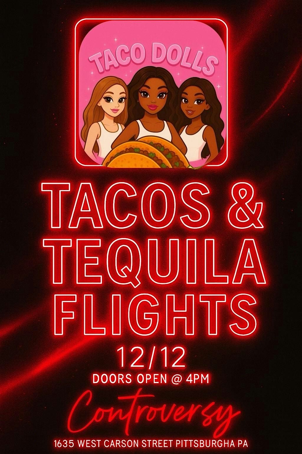 Tequila Flights & Taco Dolls + Holiday Vibes, 12 December | Event in Pittsburgh | AllEvents