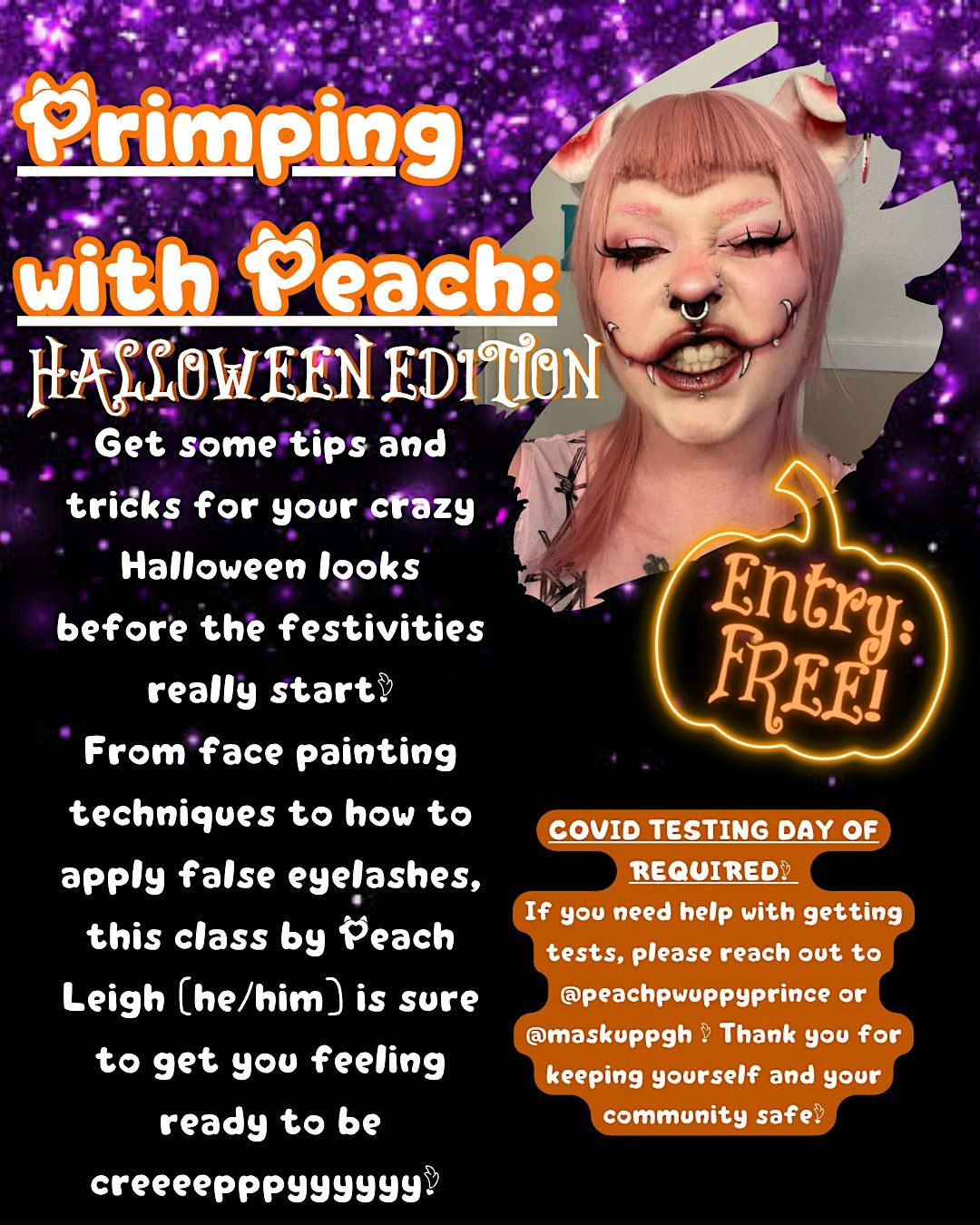 Primping with Peach: Halloween Edition (Oakland), 12 October | Event in Pittsburgh | AllEvents