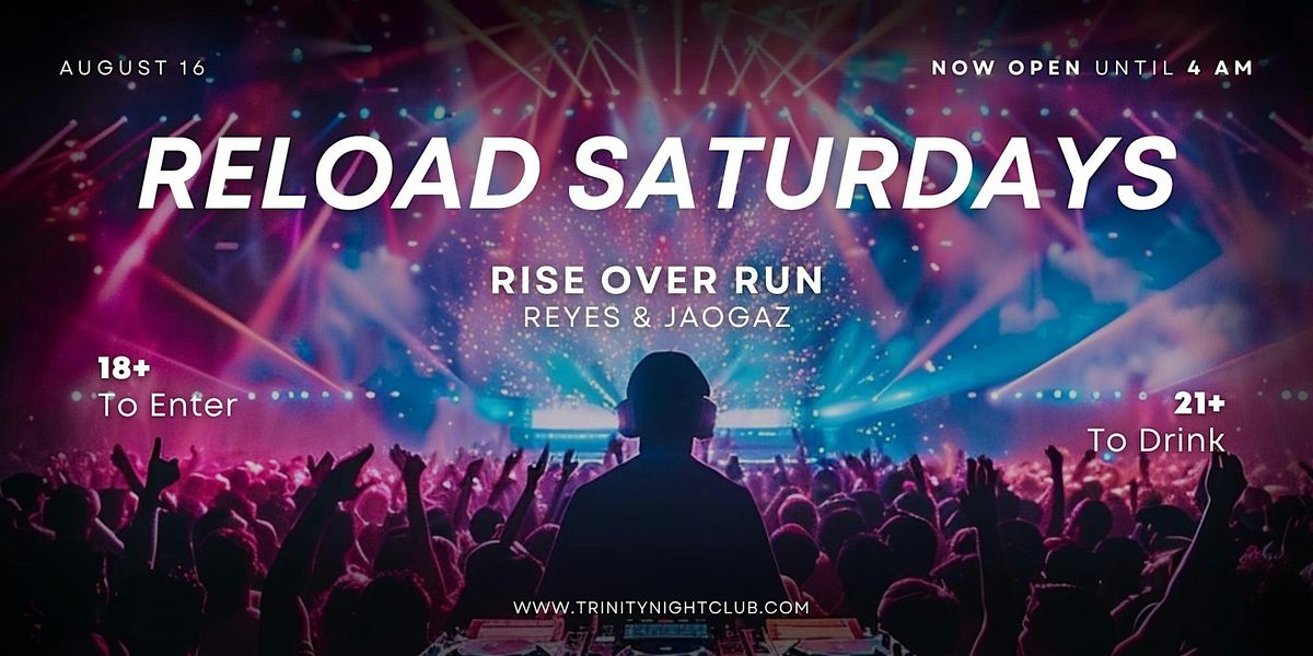 Reload Saturdays at Trinity, 16 August | Event in Seattle | AllEvents