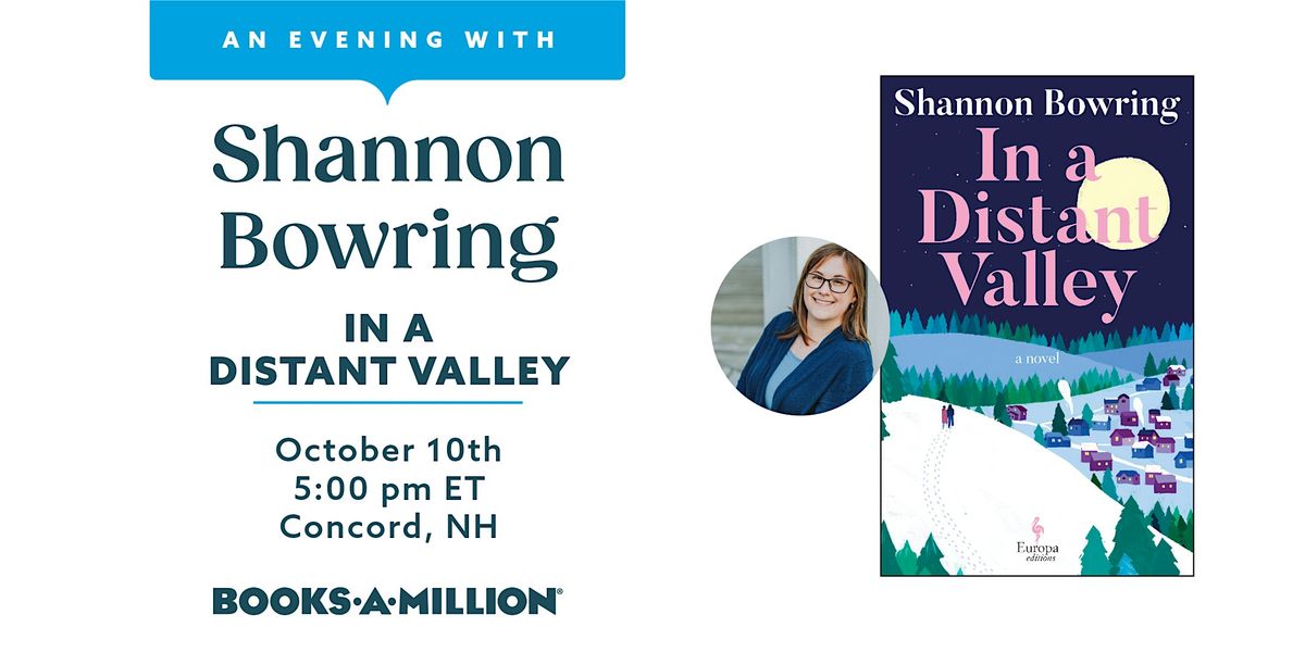 An Evening with Shannon Bowring, 10 October | Event in Concord | AllEvents