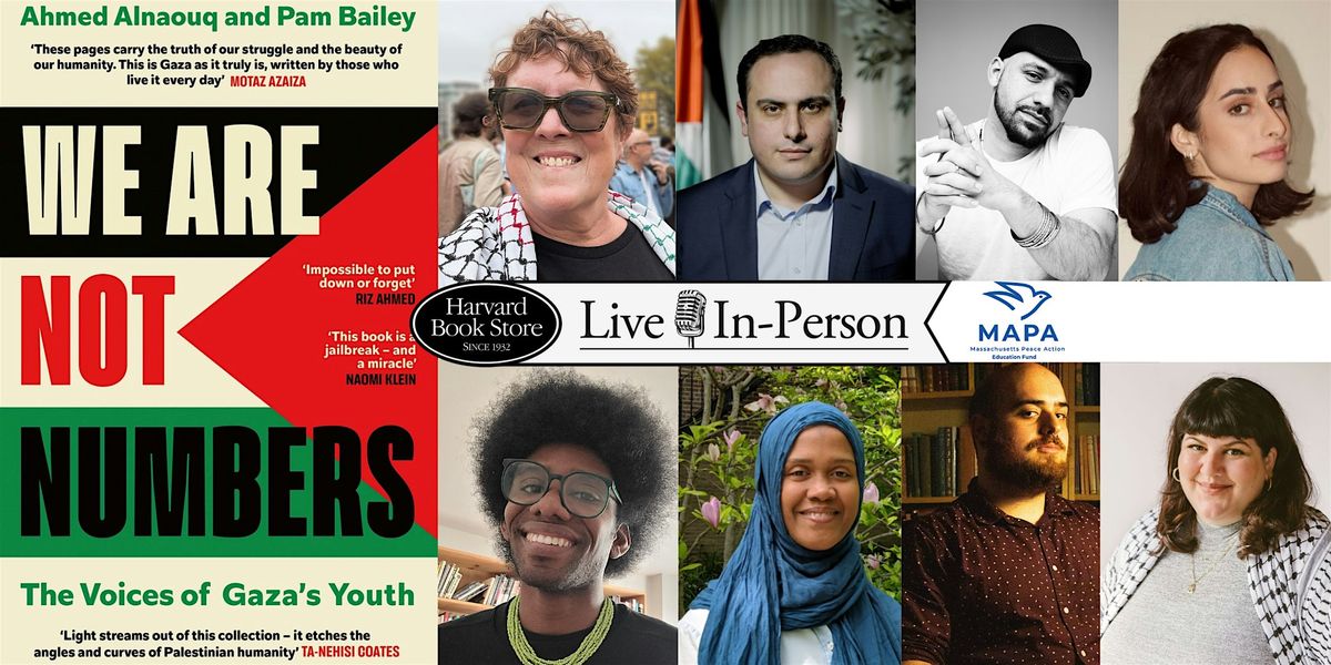 We Are Not Numbers: Amplifying the Voices of Gaza's Youth | Event in Cambridge | AllEvents