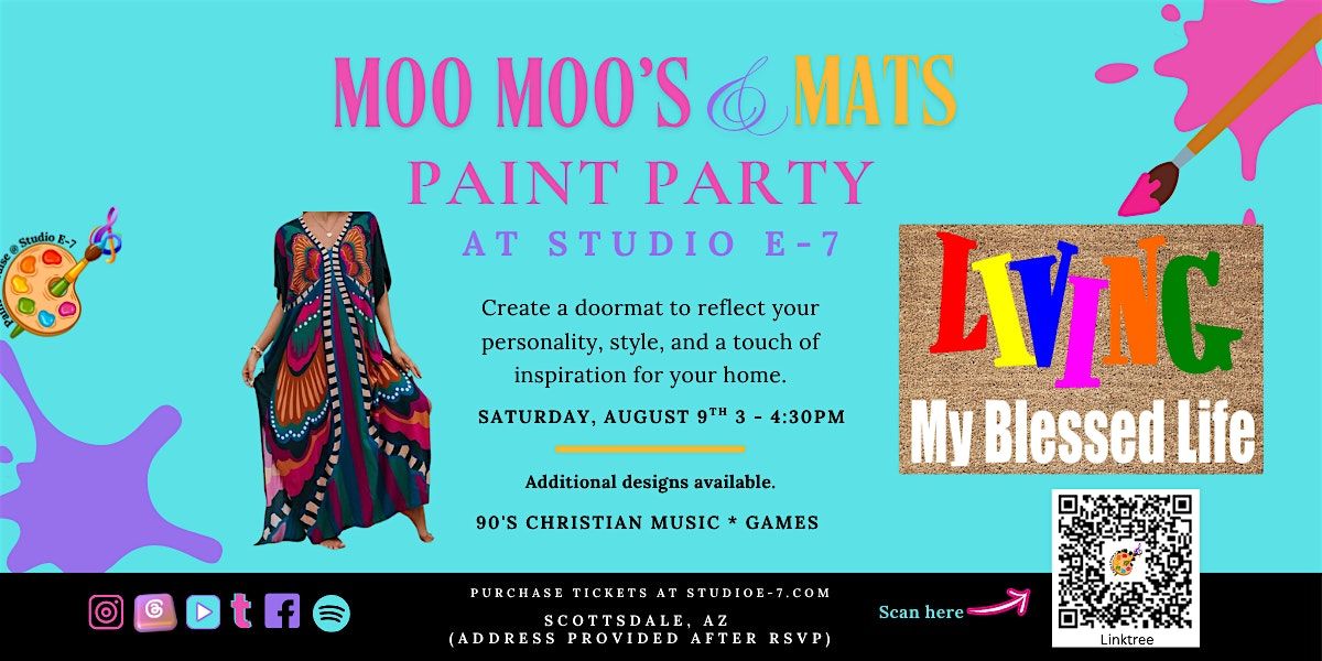 Moo Moo's & Mats Paint Party, 9 August | Event in Scottsdale | AllEvents