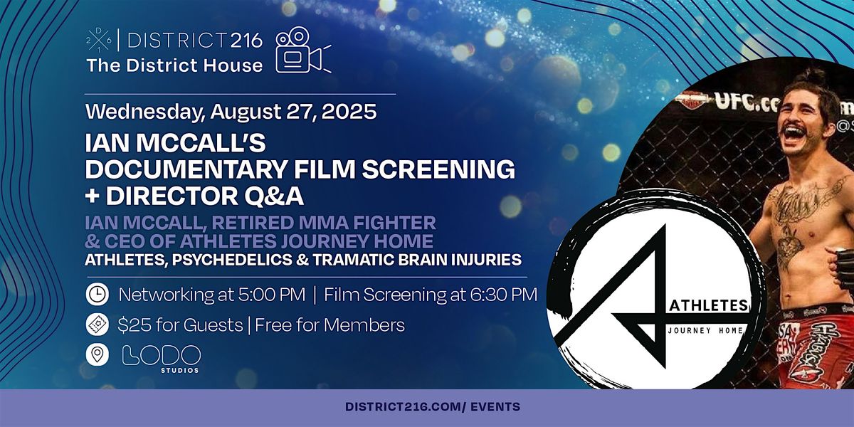 The District House (Wed. 08/27 Film Screening: "Athletes Journey Home"), 27 August | Event in Santa Barbara
